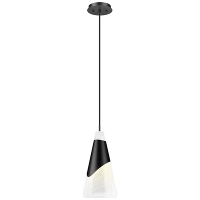 Z-lite Aimie By  Matte Black 1 Light Pendant