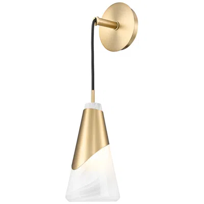Z-lite Aimie By  Modern Gold 1 Light Wall Sconce