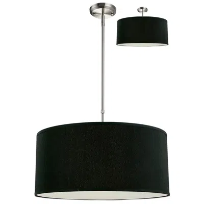 Z-lite Albion By  Brushed Nickel 3 Light Pendant