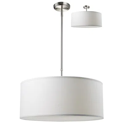 Z-lite Albion By  Brushed Nickel 3 Light Pendant