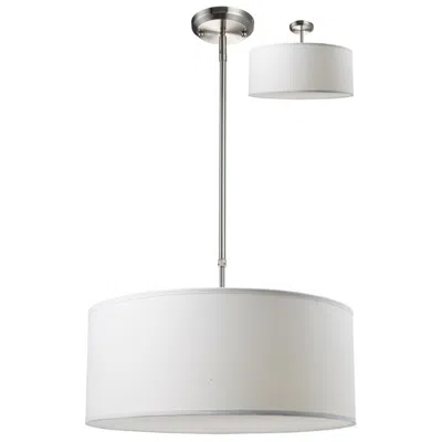 Z-lite Albion By  Brushed Nickel 3 Light Pendant