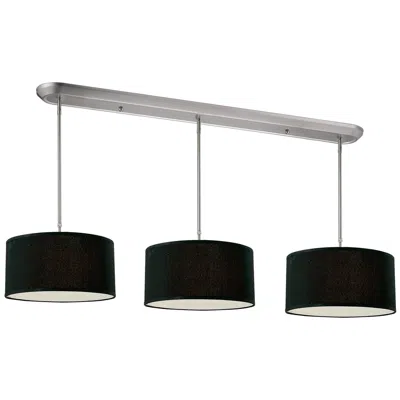 Z-lite Albion By  Brushed Nickel 9 Light Island Pendant