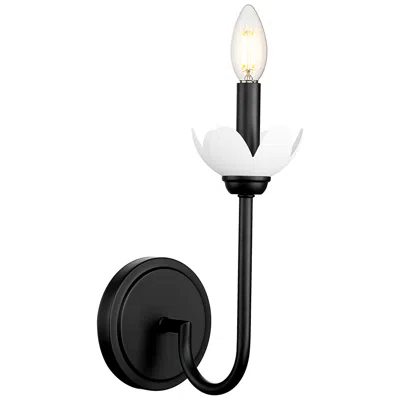 Z-lite Allistair By  Matte Black 1 Light Wall Sconce