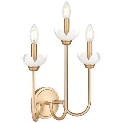 Z-lite Allistair By  Modern Gold 3 Light Wall Sconce