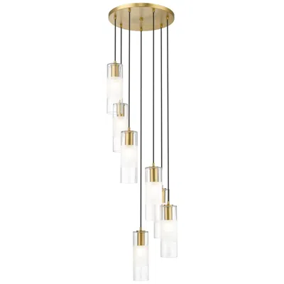 Z-lite Alton 18" Wide Modern Gold 7-light Pendant