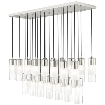 Z-lite Alton By  Brushed Nickel 23 Light Linear Chandelier