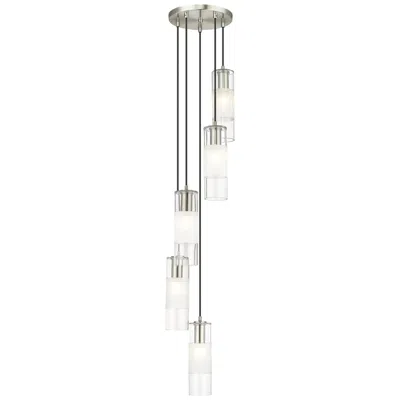 Z-lite Alton By  Brushed Nickel 5 Light Chandelier