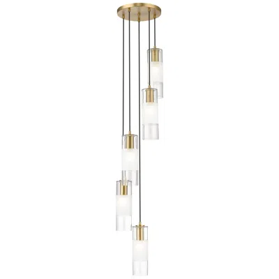 Z-lite Alton By  Modern Gold 5 Light Chandelier