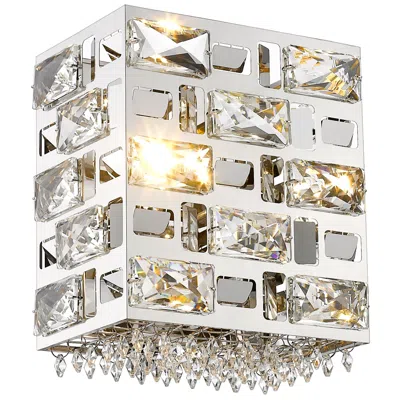 Z-lite Aludra By  Chrome 8 Inch Led 1 Light Wall Sconce