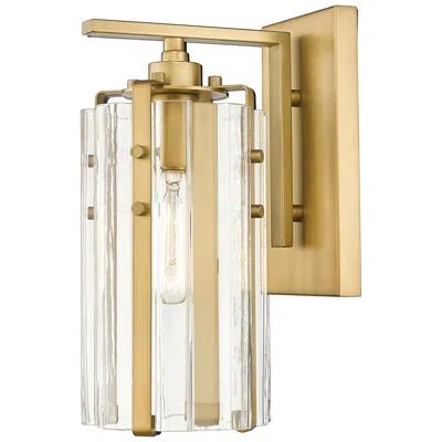Z-lite Alverton 12 1/2" High Rubbed Brass Wall Sconce