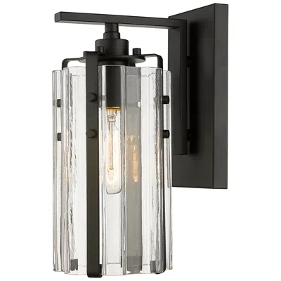 Z-lite Alverton By  Matte Black 5.25 Inch 1 Light Wall Sconce