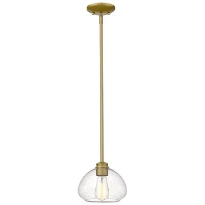 Z-lite Amon By  Satin Gold 1 Light Mini Pendant