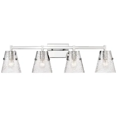 Z-lite Analia 36" Wide Chrome 4-light Vanity Bath Light