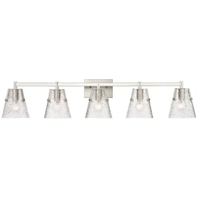 Z-lite Analia 45 3/4" Wide Brushed Nickel 5-light Bath Light