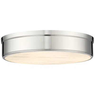 Z-lite Anders By  Polished Nickel 3 Light Flush Mount