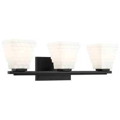 Z-lite Annalise By  Matte Black 24 Inch 3 Light Vanity