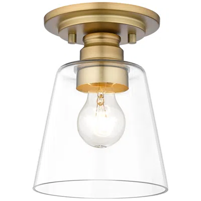 Z-lite Annora By  Olde Brass 1 Light Flush Mount
