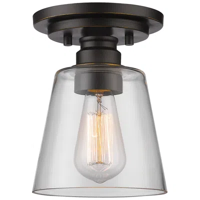 Z-lite Annora By  Olde Bronze 1 Light Flush Mount