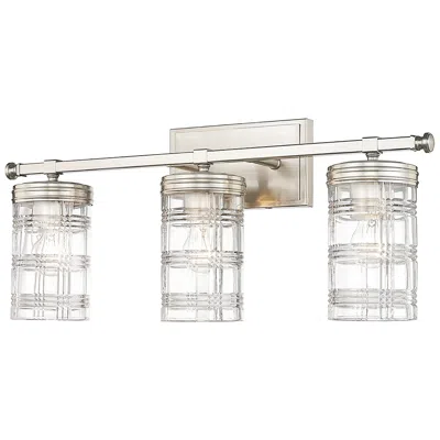 Z-lite Archer 3 Light Vanity In Brushed Nickel