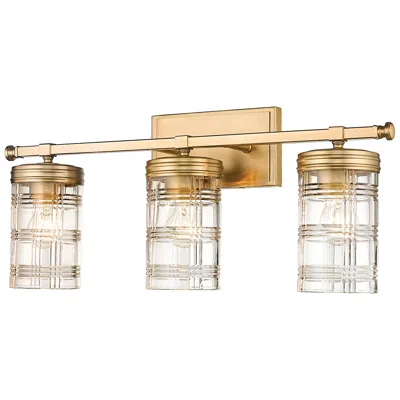 Z-lite Archer 3 Light Vanity In Heirloom Gold