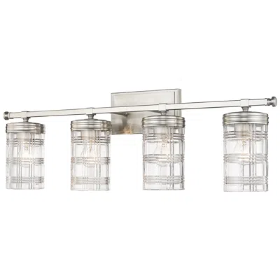 Z-lite Archer By  Brushed Nickel 32.75 Inch 4 Light Vanity