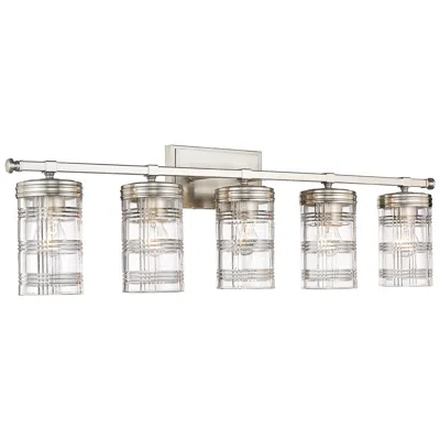 Z-lite Archer By  Brushed Nickel 38 Inch 5 Light Vanity