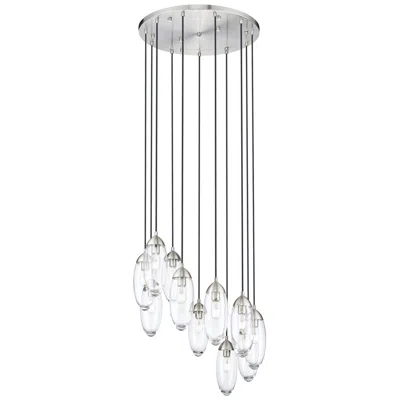 Z-lite Arden By  Brushed Nickel 11 Light Chandelier