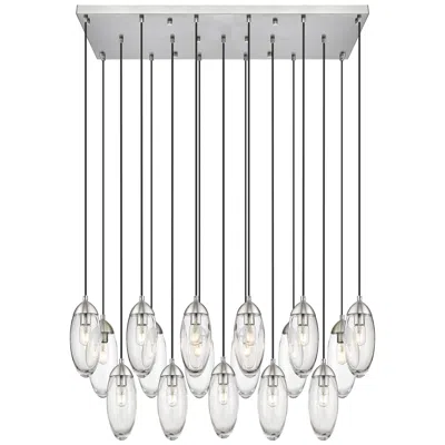 Z-lite Arden By  Brushed Nickel 17 Light Linear Chandelier