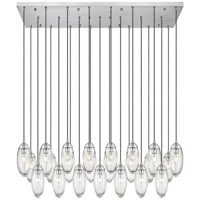 Z-lite Arden By  Brushed Nickel 23 Light Linear Chandelier