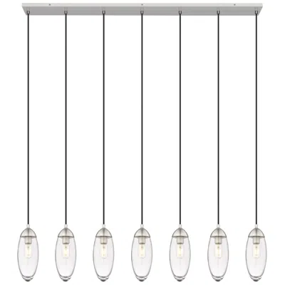 Z-lite Arden By  Brushed Nickel 7 Light Linear Chandelier