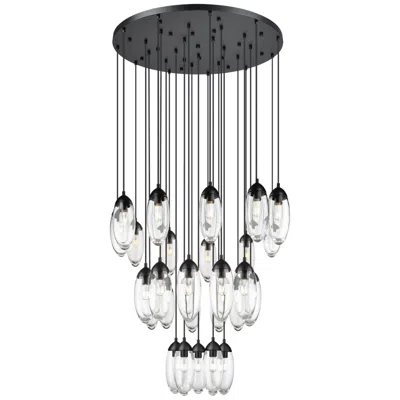 Z-lite Arden By  Matte Black 27 Light Chandelier