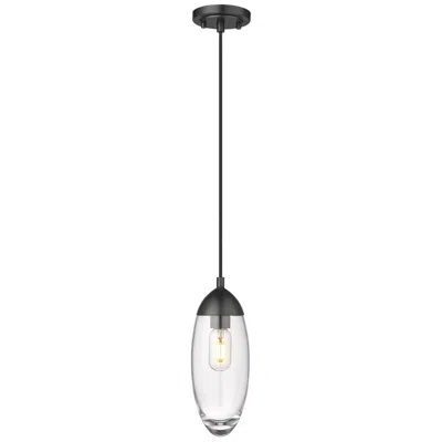 Z-lite Arden By  Matte Black 4.5 Inch 1 Light Pendant