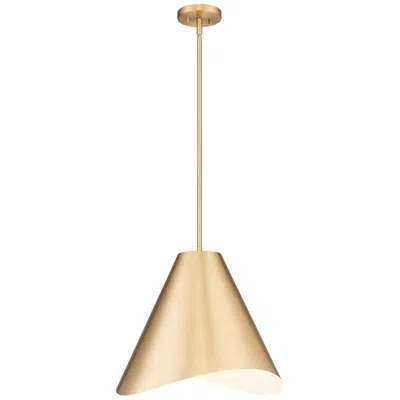 Z-lite Aria 18" Wide Modern Gold Cone Pendant Light