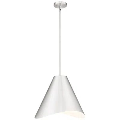Z-lite Aria By  Brushed Nickel 18 Inch 1 Light Pendant