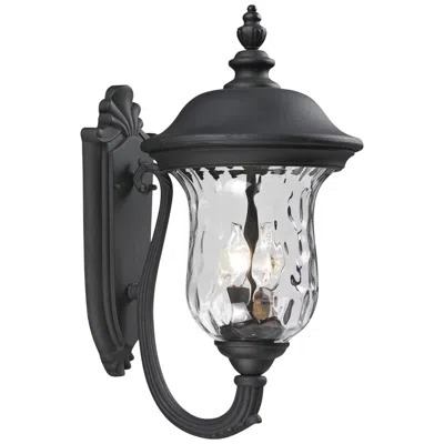 Z-lite Armstrong 19 1/2" High Black Upbridge Outdoor Wall Light