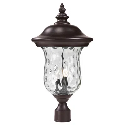 Z-lite Armstrong By  Bronze 21 Inch Outdoor Post Light
