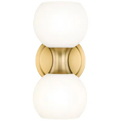 Z-lite Artemis 10 3/4" High Modern Gold 2-light Wall Sconce