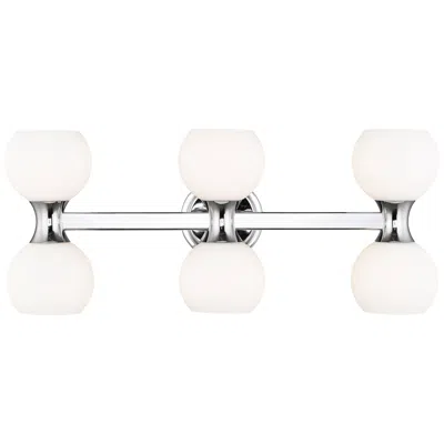 Z-lite Artemis 25" Wide Chrome 6-light Vanity Bath Light
