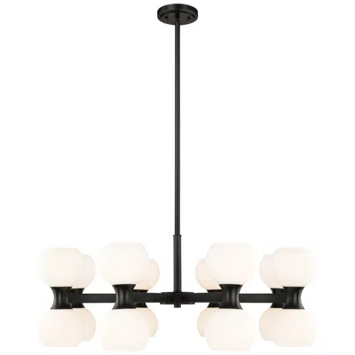 Z-lite Artemis By  Matte Black 16 Light Chandelier