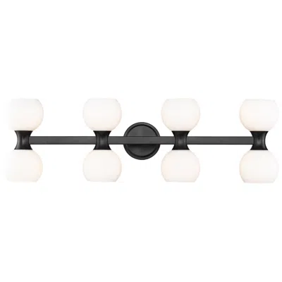 Z-lite Artemis By  Matte Black 8 Light Vanity