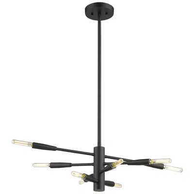 Z-lite Ascension By  Matte Black 24 Inch 8 Light Chandelier