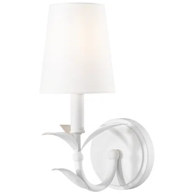 Z-lite Aslin By  Textured White 1 Light Wall Sconce