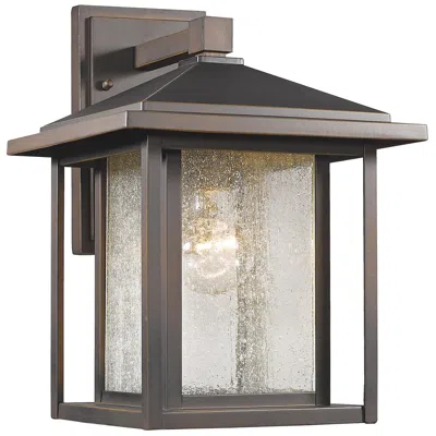Z-lite Aspen 1 Light Outdoor In Oil Rubbed Bronze