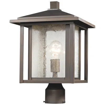 Z-lite Aspen 16 1/4"h Oil-rubbed Bronze Outdoor Post Light