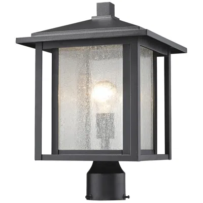 Z-lite Aspen By  Black 16.25 Inch 1 Light Outdoor