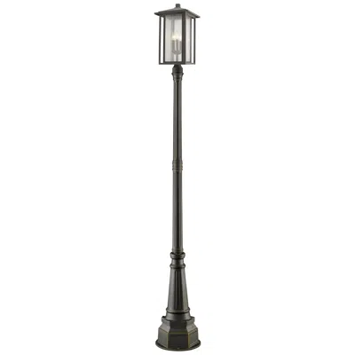 Z-lite Aspen By  Oil Rubbed Bronze 106.69 Inch 3 Light Post Mounted Fixture