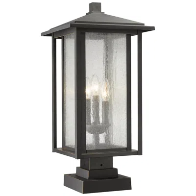 Z-lite Aspen By  Oil Rubbed Bronze 23.5 Inch 3 Light Pier Mounted Fixture