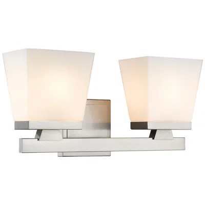 Z-lite Astor 16" Wide 2 -light Brushed Nickel Vanity Bath Light