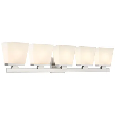 Z-lite Astor 36" Wide Brushed Nickel 5-light Bath Light