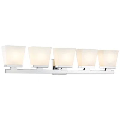 Z-lite Astor By  Chrome 36 Inch 5 Light Vanity